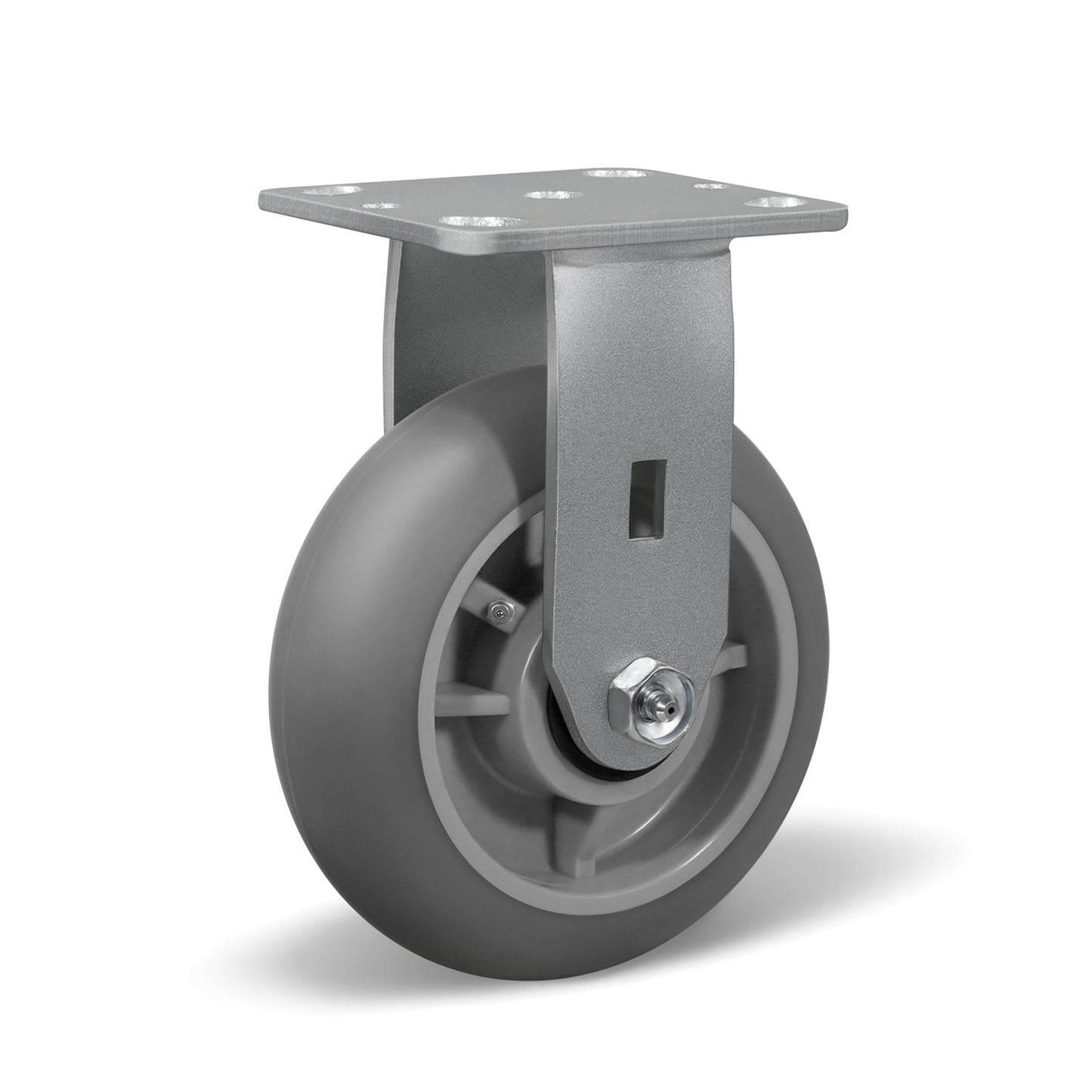 Thermoplastic Rubber Wheels(Crown Tread) -Heavy Duty Caster Wheels for Furniture Platform Trucks Workbench