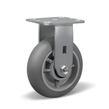 Thermoplastic Rubber Wheels(Crown Tread) -Heavy Duty Caster Wheels for Furniture Platform Trucks Workbench