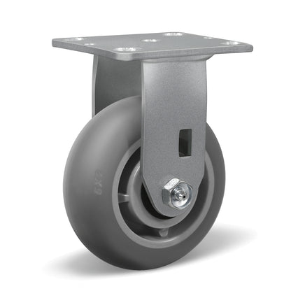 Thermoplastic Rubber Wheels(Crown Tread) -Heavy Duty Caster Wheels for Furniture Platform Trucks Workbench