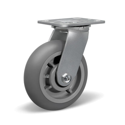 Thermoplastic Rubber Wheels(Crown Tread) -Heavy Duty Caster Wheels for Furniture Platform Trucks Workbench