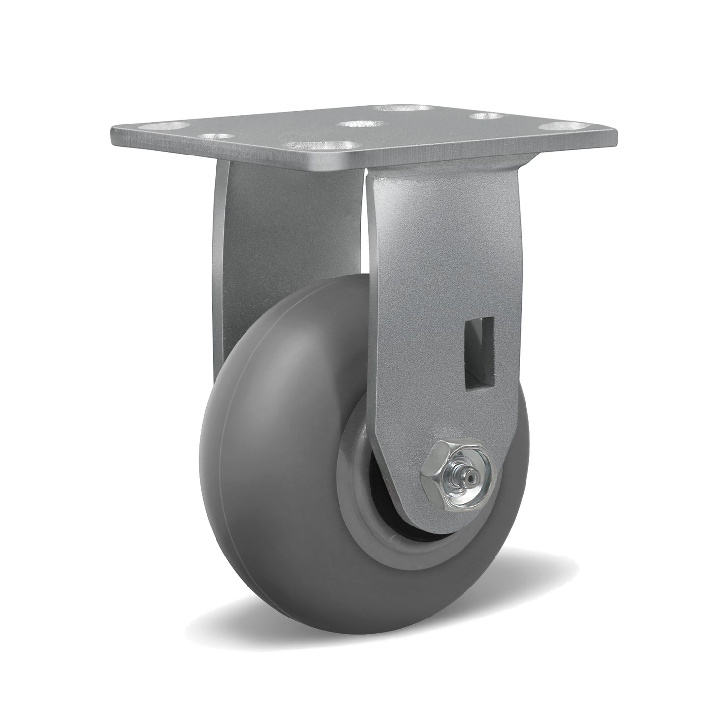 Thermoplastic Rubber Wheels(Crown Tread) -Heavy Duty Caster Wheels for Furniture Platform Trucks Workbench