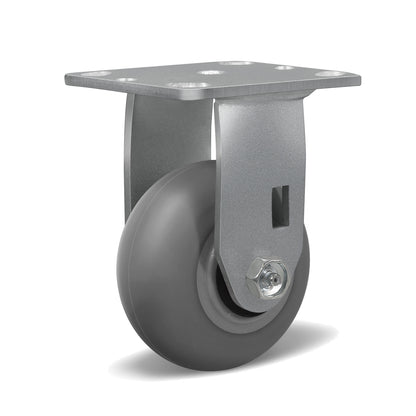 Thermoplastic Rubber Wheels(Crown Tread) -Heavy Duty Caster Wheels for Furniture Platform Trucks Workbench