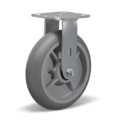 Thermoplastic Rubber Wheels(Crown Tread) -Heavy Duty Caster Wheels for Furniture Platform Trucks Workbench